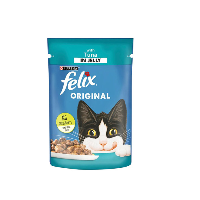 Felix Original Adult Cat Wet Food Tuna In Jelly - 100G