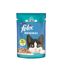 Felix Original Adult Cat Wet Food Tuna In Jelly - 100G