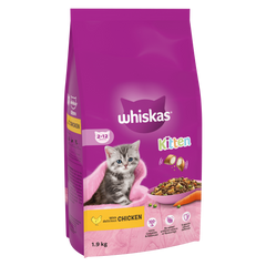 whiskas kitten dry food chicken