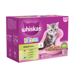 whiskas mix menu kitten jelly